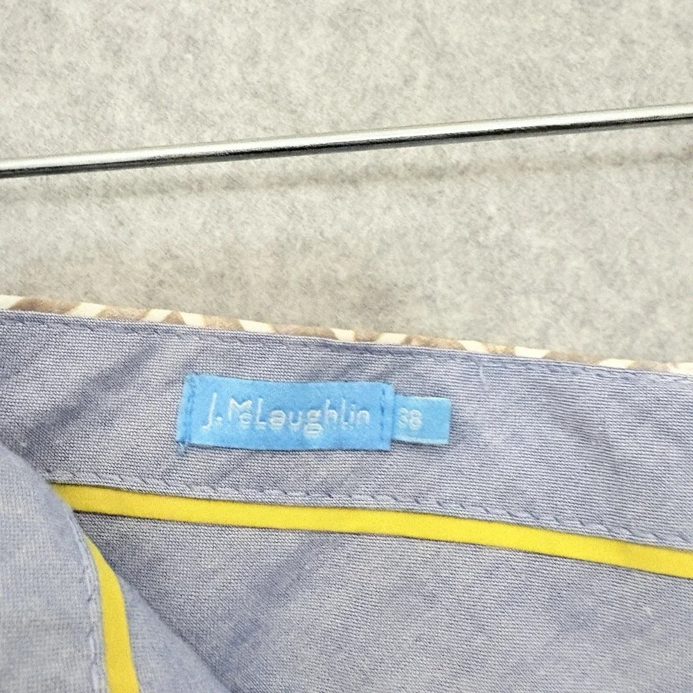 J. McLaughlin Shorts Mens 38 Oliver Chino Stretch Golf‎ Ikat Beach 10